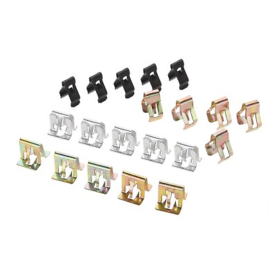 #ad 20Pcs Clips Metal Rivets Universal Car Dashboard CD Panel Snaps Clips Retainer $3.98