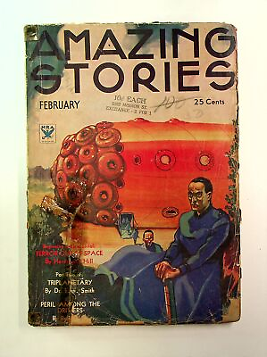 #ad Amazing Stories Pulp Feb 1934 Vol. 8 #10 FR Low Grade $8.30