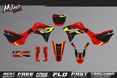 #ad Graphics Kit for Honda CRF 125 F 2019 2020 2021 2022 2023 Decals Stickers Design $149.90