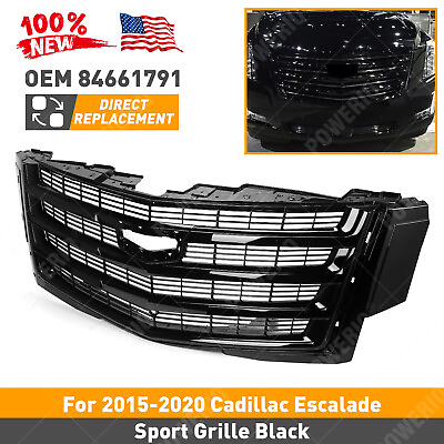 #ad For 2015 2020 Cadillac Escalade Sport Grille Black OEM 84661791 usa stock $610.00