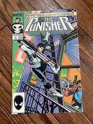 #ad Marvel Comics The Punisher #1 First Issue In An Unlimited Series 1987 $25.00