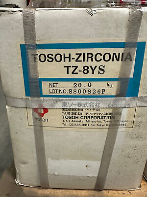 #ad Zirconia Powder 20 kg package TOSOH ZIRCONIA TZ 8YS $250.00