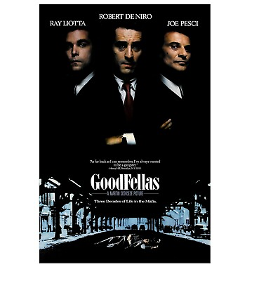 #ad Goodfellas Movie Poster 24quot; x 36quot; $19.75