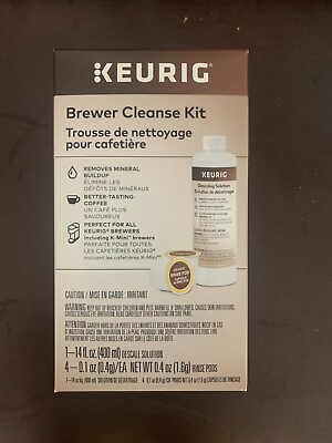 #ad Keurig Brewer Cleanse Kit For Maintenance Includes Descaling Solution amp; Rinse $12.99