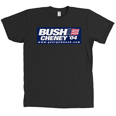 #ad Bush Cheney 04 Republican T Shirt George W 2004 Tee NEW WITH TAGS $19.99
