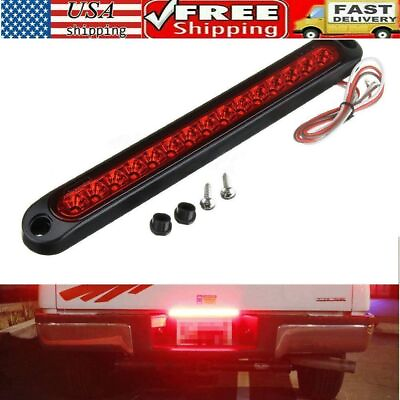 #ad Red Car Auto 15LED 12V High Mount Third 3RD Brake Stop Tail Light Lamp Universal $109.60