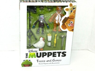 #ad MUPPETS FOZZIE amp; GONZO SEALED FIGURE SET NEW DIAMOND SELECT SERIES 1 2 PACK $33.00