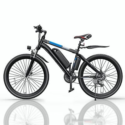 #ad 500W Electric Mountain Bike 26inch EBike 20MPH Bicycle with Li battery Commute $509.99
