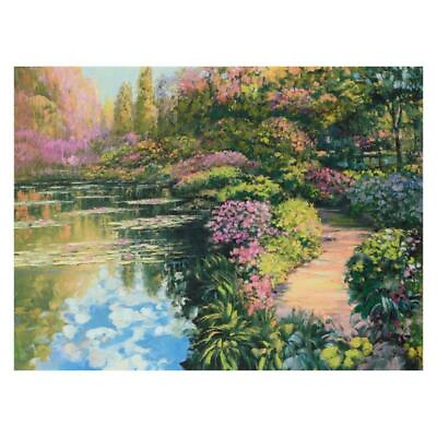 #ad Howard Behrens quot;Giverny Pathquot; Limited Edition On Canvas COA $450.00