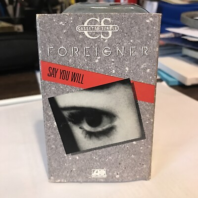 #ad Foreigner Say You Will A Night to Remember Cassette Single $4.74