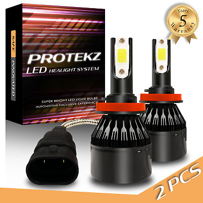 #ad Protekz LED Fog Light Kit 9006 6000K Bulbs for 2004 2007 BMW 6 SERIES $33.98