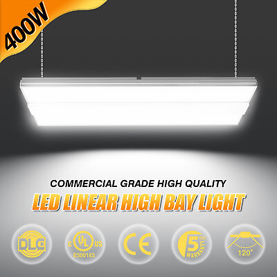 #ad 400W LED Linear High Bay Light Replace 1500W HID HPS Commercial Fixture 60000LM $127.20