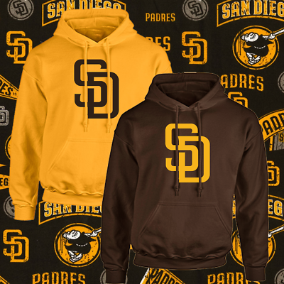 #ad San Diego Padres SD Logo Hoodie 2024 Opening Season $33.99