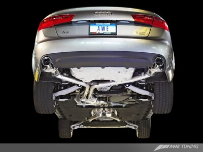 #ad AWE Tuning for Audi C7 A6 3.0T Touring Edition Exhaust Dual Outlet Chrome S... $2195.00