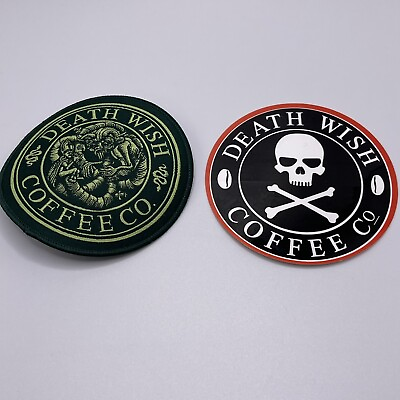 #ad Death Wish Coffee Co St Patrick’s Priest Patch and Sticker Limited Edition NEW $15.99