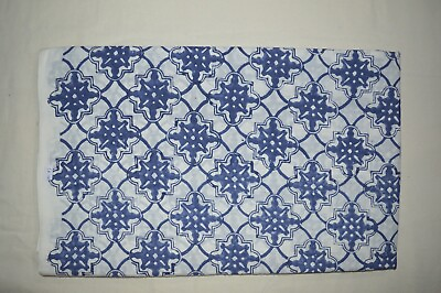 #ad 5 Yard Handmade Soft Running Indian Hand Block 100% Cotton Fabric Print 1525 $29.99