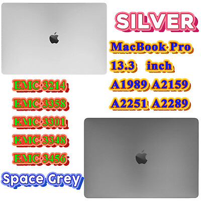 #ad New Macbook Pro 13quot; A1989 A2159 A2289 A2251 LCD Screen Full Assembly Gray Silver $187.00