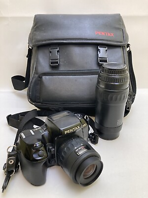#ad Pentax PZ 1 35mm SLR Camera Pentax 35 80mm Lens 100 300mm Original Camera Case $70.00