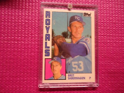 #ad Bret Saberhagen 1984 Topps Rookie Card # 104*Topps Traded $5.00