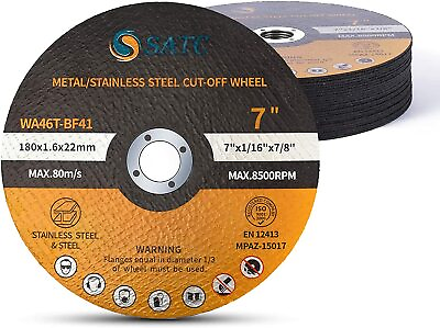 #ad 25PCS 7 x1 16x7 8 Cut Off Wheel Metal Stainless Steel Angle Grinder Cutting Disc $32.99