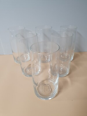 #ad Vintage Juice Glasses 6quot; Set Of 6 Unbranded #2 $18.99