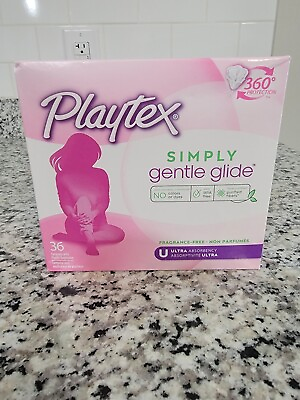 #ad Playtex Simply Gentle Glide Tampons Ultra Absorbency U 36 Count $18.99