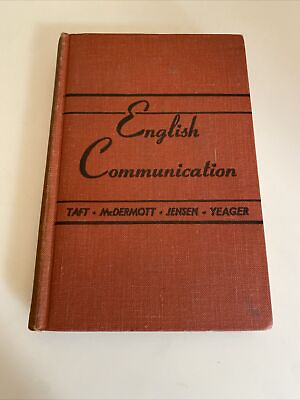 #ad English Communication: A Handbook of Writing and Speaking 1943 abk $14.25
