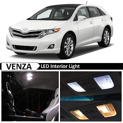 #ad 15x White Interior License Plate LED Light Package For 2009 2015 Toyota Venza $15.89