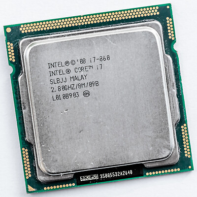 #ad #ad Intel Core i7 860 SLBJJ LGA1156 Quad Core Processor 2.8GHz 1st Gen Lynnfield $15.00