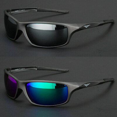 #ad NEW Polarized Men Sport Sunglasses Driving Pilot Fishing Eyewear Wrap Glasses US $12.98