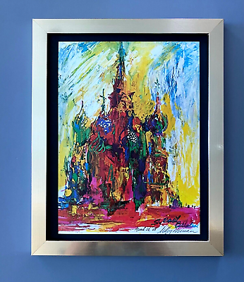 #ad LeRoy Neiman quot; MOSCOW quot; 1974 Signed Pop Art Mounted and Framed New 11x14 LS $129.00