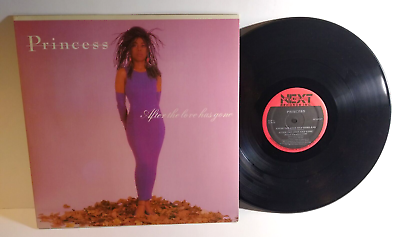 #ad Princess ‎After The Love Has Gone Vinyl 12quot; EP Record 1985 Electronic Funk Soul $15.00
