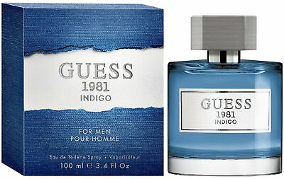 #ad Guess 1981 Indigo by Guess Cologne for Men EDT 3.3 3.4 oz New In Box $20.46