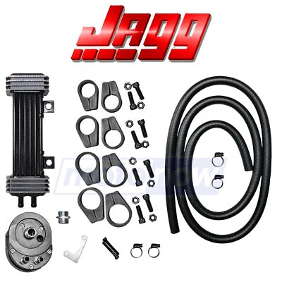 #ad Jagg Deluxe Diamond Cut Oil Cooler System for 1993 2009 Harley Davidson FXDL nw $561.61