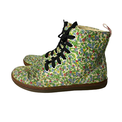 #ad Dr. Doc Martens AOP Floral Print Hackney Boots Men#x27;s 10 Women#x27;s 11 Canvas $55.25