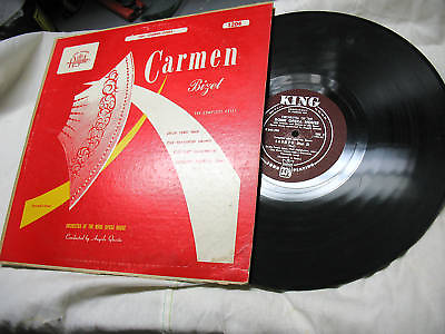 #ad CARMEN BIZET LP ROYALE 1204 ORIG. 1951 RECORDED IN ROME $15.00