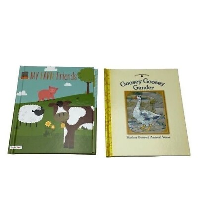 #ad 2 Pack Children#x27;s Books My Farm Friends amp; Goosey Goosey Gander $8.00