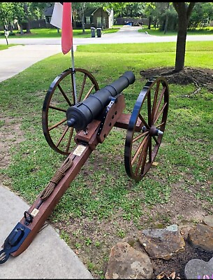 #ad Civil war cannon NON FIRING full size replica. $1750.00