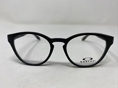 Oakley ROUND OFF Eyeglasses Frame OY8017 0146 Satin Black 46 16 128 FX87 $147.50