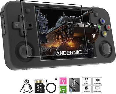 #ad ANBERNIC New RG35XX H Double rocker Retro Handheld Game Console 3.5 Inch Gift $79.99