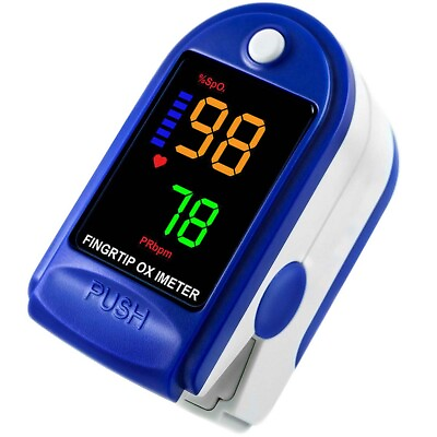 #ad Finger Tip Pulse Oximeter Meter SpO2 Oxygen Saturation rate Heart Blood Monitor $7.89