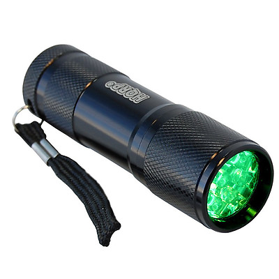 Green Light 9 LED Pocket Aluminum Flashlight for Night Walking Hunting Fishing $5.95