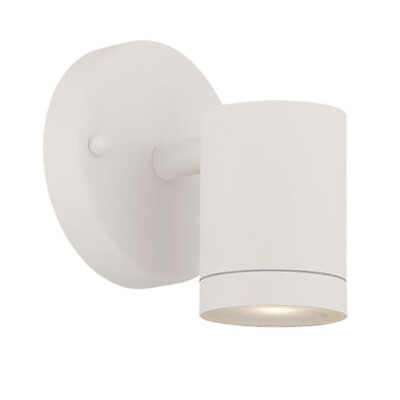 #ad White LED One Light Outdoor Can Shape Wall Sconce $89.67