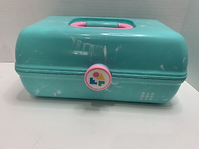#ad Caboodles On The Go Girl Retro Case Teal Marble $19.99