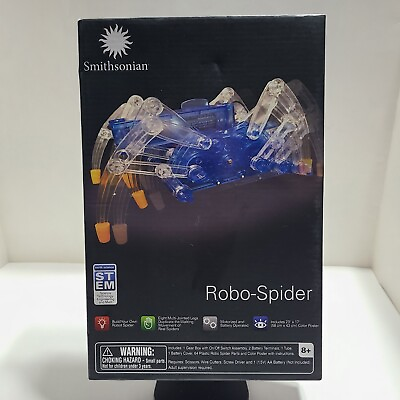 #ad Smithsonian Build Your Own Motorized Robot Spider. Earth Science STEM Kit. $10.00
