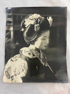 #ad Vintage Original Japanese Woman Kubuki 1940#x27;s 1950#x27;s RARE $262.49