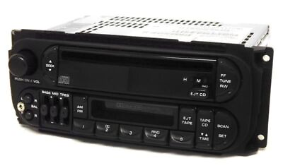 #ad 2002 Chrysler Sebring Radio AM FM CS CD w Aux iPod Input P04854540AH RAZ Twin 7 $225.00