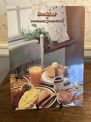 #ad Rare Vintage Howard Johnson’s Breakfast Menu $75.00