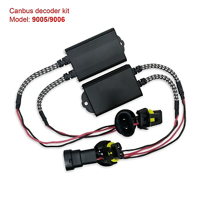 #ad 2x 9005 9006 LED Headlight Canbus Decoder Error Anti Flicker Resistor Canceller $99.45