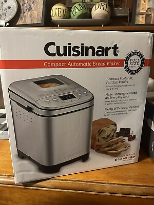 #ad Cuisinart￼ Compact Bread Machine Stainless NEW IN BOX $111.20